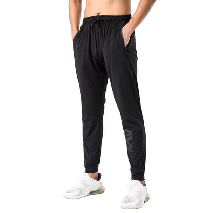 Gym Sweatpants Man Thin Fitness Trousers Slim Fit Quick Dry Running Long Pants Elastic Men Workout Pant